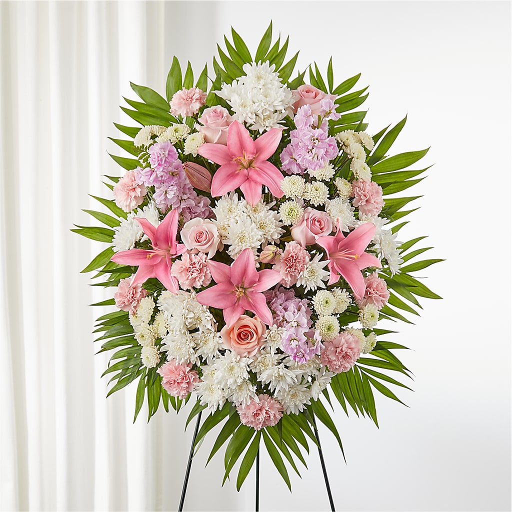 Offering Solace Standing Spray –  Margartia Flowers, Jersey City NJ