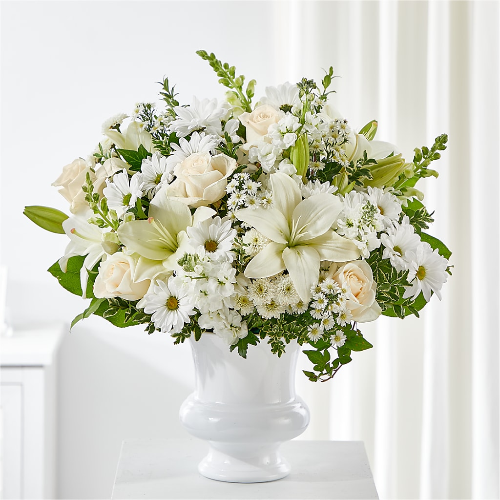 Uplifting Urn Arrangement –  Margartia Flowers, Jersey City NJ