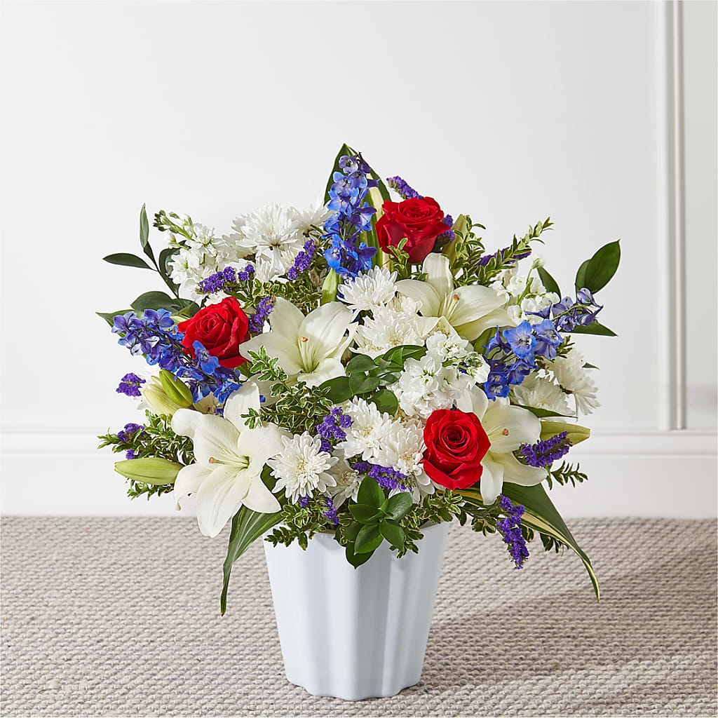 Consoled Floor Basket –  Margartia Flowers, Jersey City NJ