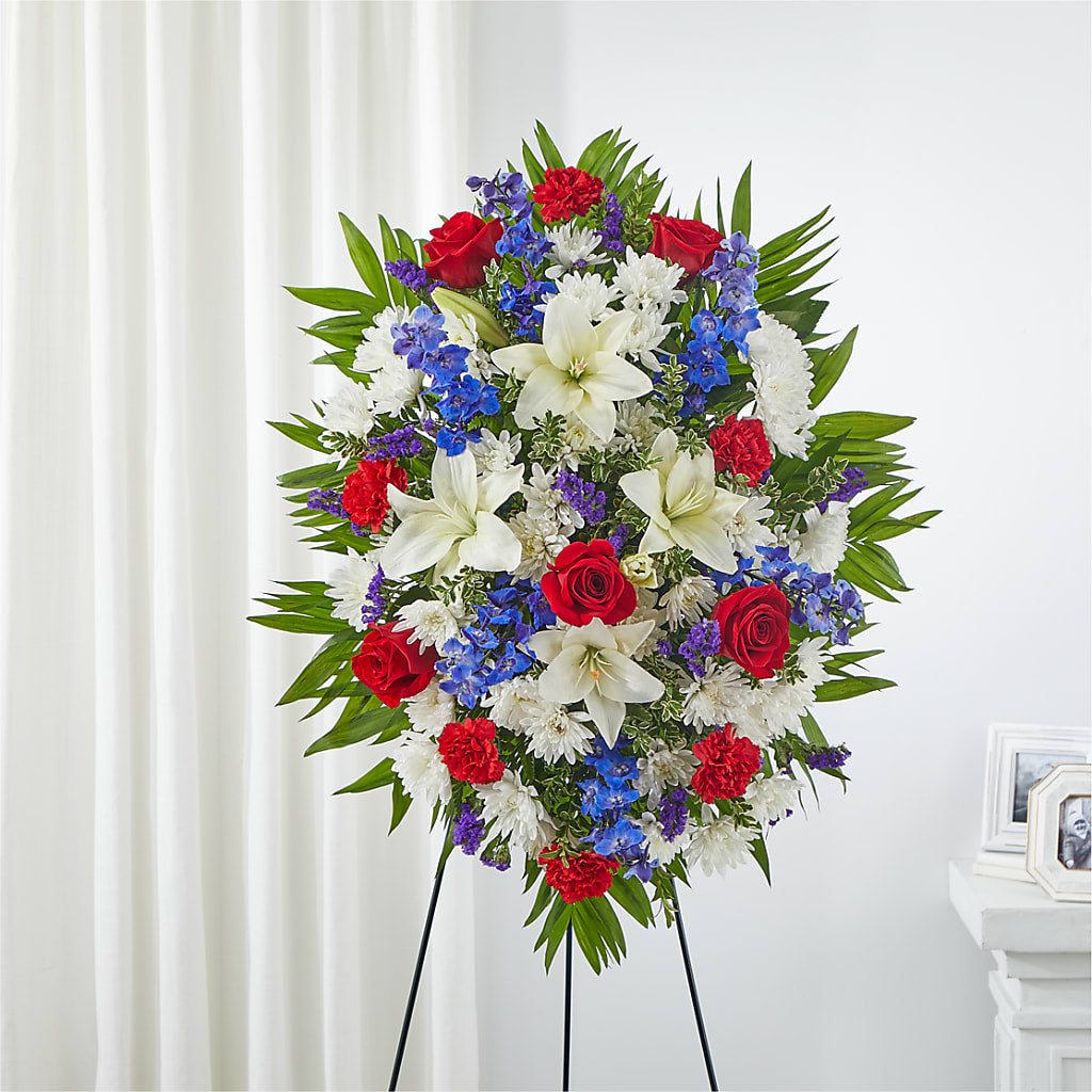 Cherished Service Standing Spray –  Margartia Flowers, Jersey City NJ