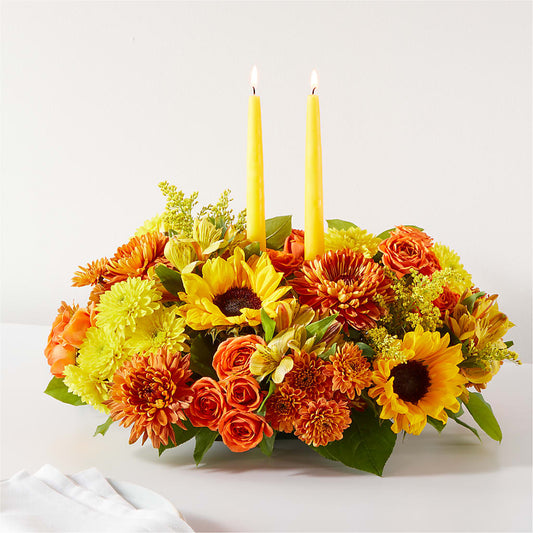Autumn Harmony Centerpiece –  Margartia Flowers, Jersey City NJ