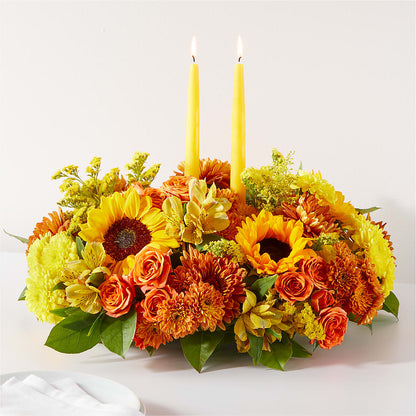 Autumn Harmony Centerpiece –  Margartia Flowers, Jersey City NJ