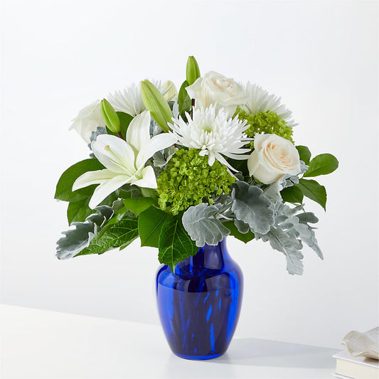 Snowy Dreams Bouquet –  Margartia Flowers, Jersey City NJ
