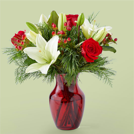 Evergreen Delight Bouquet –  Margartia Flowers, Jersey City NJ