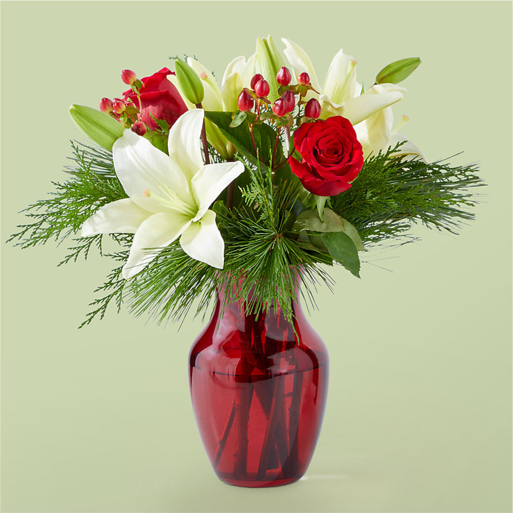 Evergreen Delight Bouquet –  Margartia Flowers, Jersey City NJ