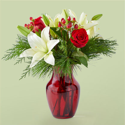 Evergreen Delight Bouquet –  Margartia Flowers, Jersey City NJ