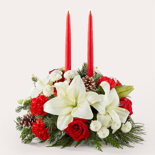 Seasonal Festivities Centerpiece –  Margartia Flowers, Jersey City NJ