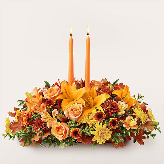 Traditions Centerpiece –  Margartia Flowers, Jersey City NJ