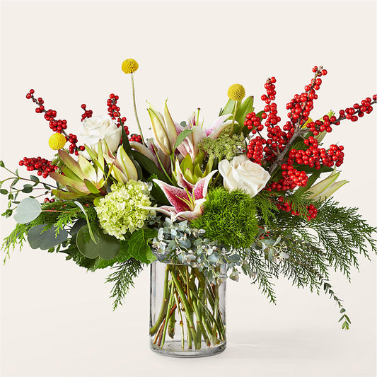 Berry & Bright Bouquet –  Margartia Flowers, Jersey City NJ