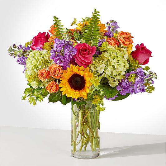 Vibrant Greetings Bouquet –  Margartia Flowers, Jersey City NJ