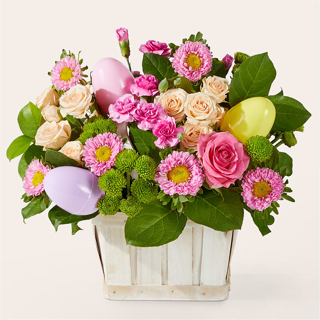 Get Eggcited Basket –  Margartia Flowers, Jersey City NJ