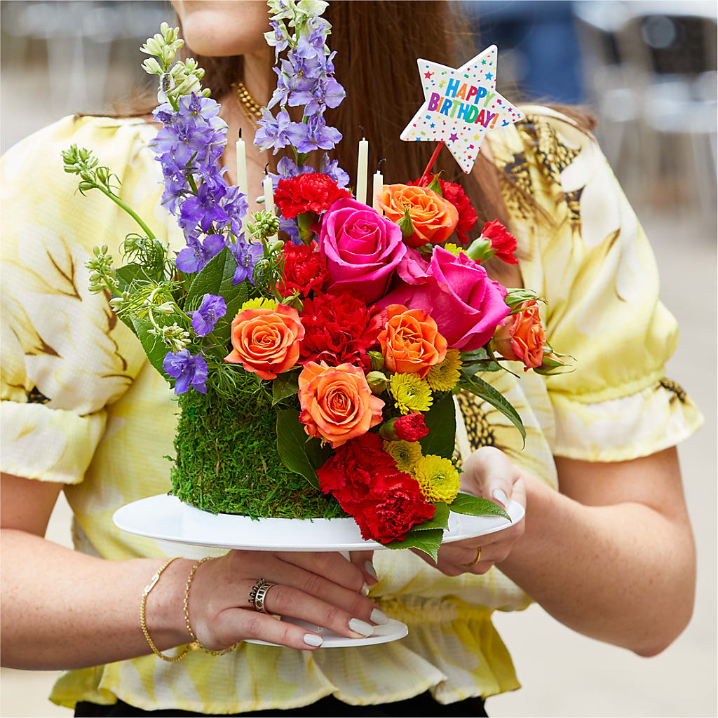 Best Year Yet Floral Cake –  Margartia Flowers, Jersey City NJ