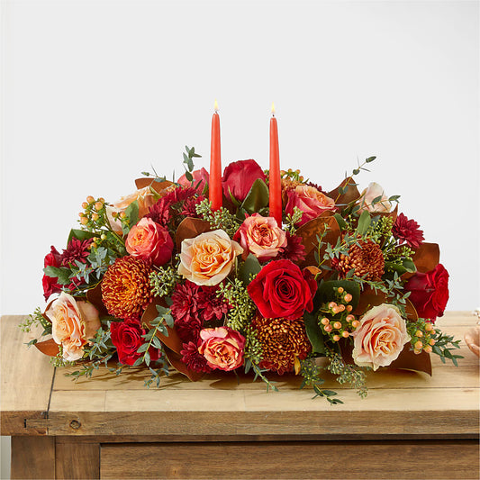 Gather Near Centerpiece –  Margartia Flowers, Jersey City NJ