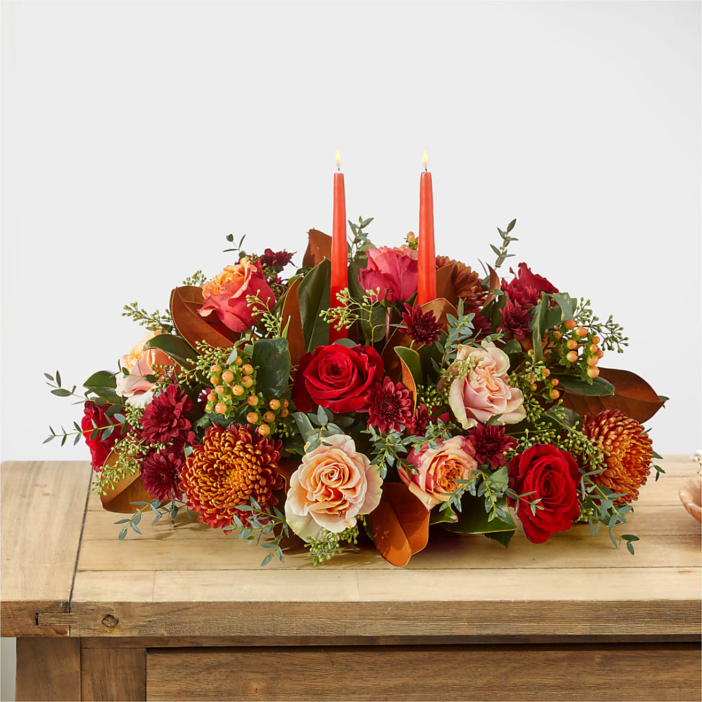 Gather Near Centerpiece –  Margartia Flowers, Jersey City NJ