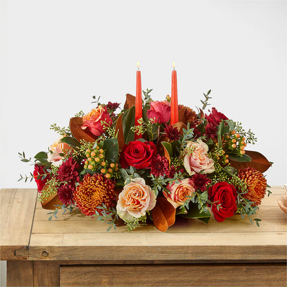 Gather Near Centerpiece –  Margartia Flowers, Jersey City NJ