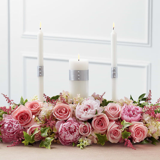 Worldwide Romance Unity Candle Arrangement –  Margartia Flowers, Jersey City NJ