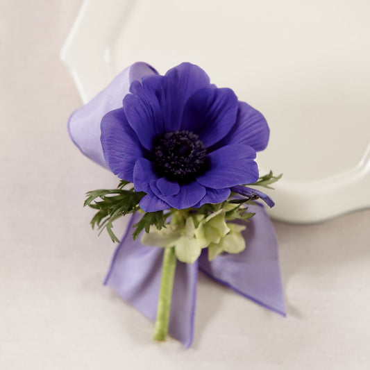 Purple Passion Boutonniere –  Margartia Flowers, Jersey City NJ