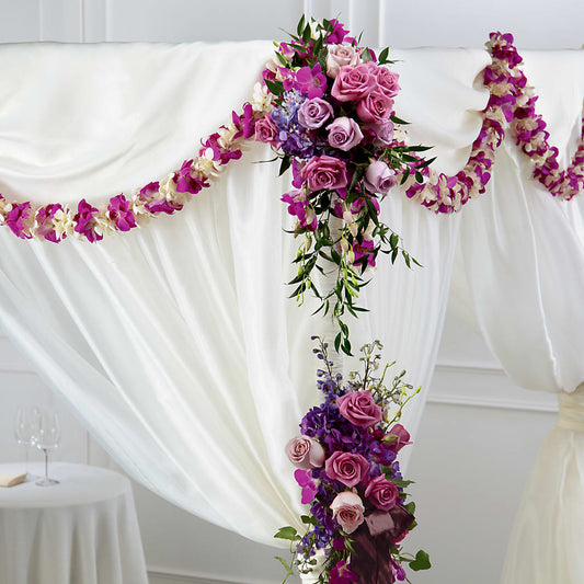 Color & Light Chuppah Decor –  Margartia Flowers, Jersey City NJ