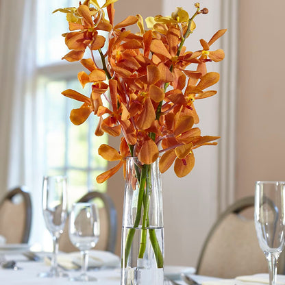Orange Mokara Bud Vase –  Margartia Flowers, Jersey City NJ
