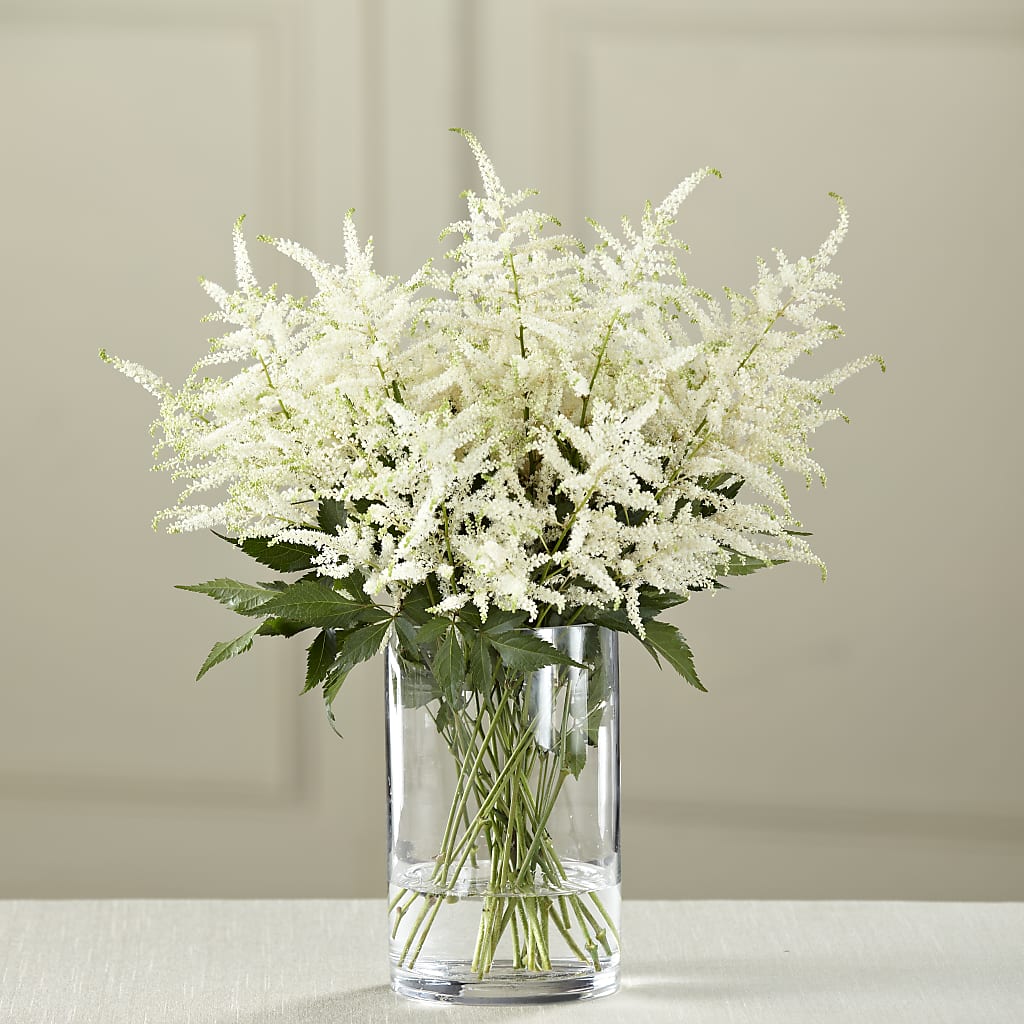 White Astilbe Bouquet –  Margartia Flowers, Jersey City NJ